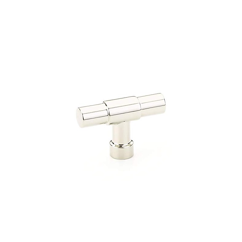 Emtek Jasper Finger Pull, 2" Overall, Polished Nickel