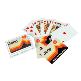 Jeep Have Fun Out There Logo Poker Size Casino Quality Playing Cards | Play Blackjack, Euchre, Canasta Card Game, Casino Grade