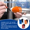3 Piece Metal Cutting Guide Kit,Pipe Saddle Template Sizes Include: