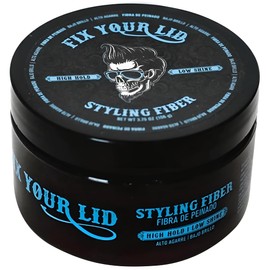 Fix Your Lid-Hair Styling Fiber for Men's and Boys' Short, Choppy Hair Types with High Hold and Low Shine, Infused with Pleasant Citrus Scent, Paraben and Phthalate Free,3.5 oz