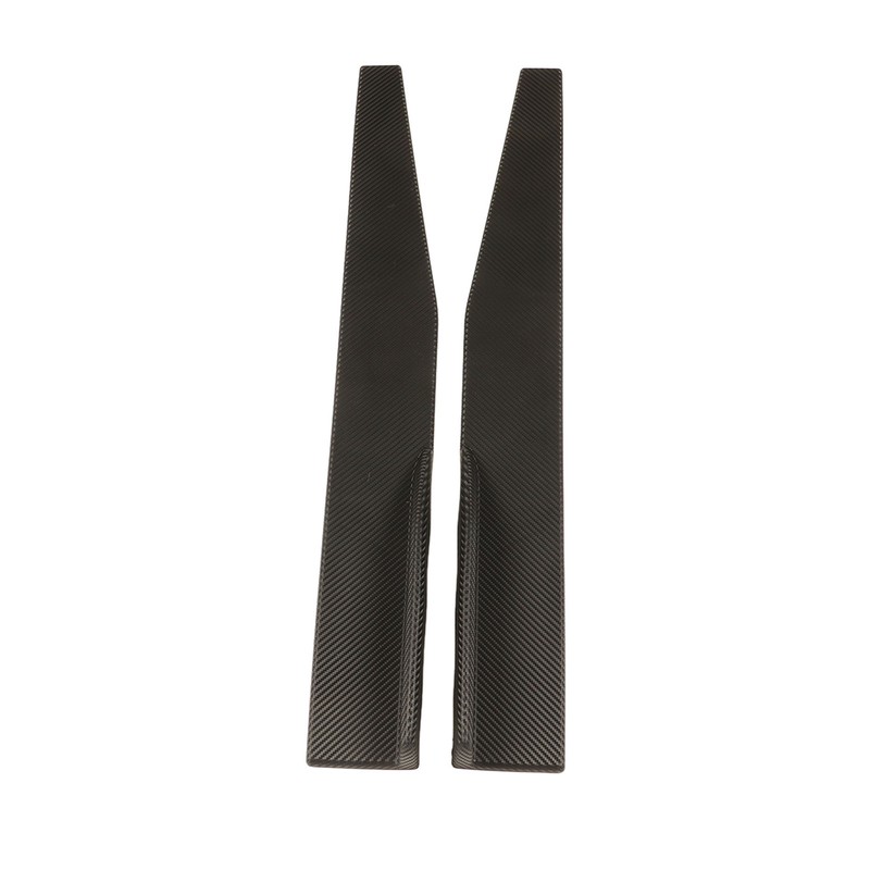 2PCs Side Skirt Winglet Carbon Fiber Style Universal Car Side