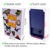 Deversion Book Safe Storage Box with Real Pages Combination Lock