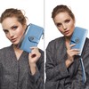 Travelambo Women's Wallet RFID Blocking Credit Card Holder Large Capacity