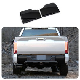 KELEIMAI Car Accessories Fit for Toyota Tundra 2025 2024 2023 2022 Rear Bumper Protector Corner Guard Side Bumper Cover Trim (Glossy Black) 2PCS ABS
