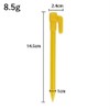 Audiofan Tent Tarp Peg Plastic 14.5cm Yellow D Set of