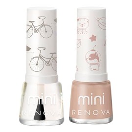 Renova Esmaltes para Uñas Mini duo Ellie y Brillo cada uno 7.7ml