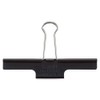 Lion Extra Large Binder Clips, Black, 85-Sheet