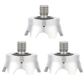 TS-3 A Set of 3 Tripod Spike,Stainless Steel Camera Spikes with 3/8'' Screw Interface Compatible with All Kinds of tripods and monopods,Such as Gitzo, RRS, Benro, and FLM etc