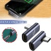 Universal 90 Degree USB-C Male to USB-C Female Adapter Data