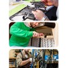 24-in-1 Magnetic T-Handle Ratchet Screwdriver Set, 24 S2 Bits