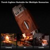 Yaninkle Torch Lighter, Jet Flame, Butane Refillable, Built-in Cutter