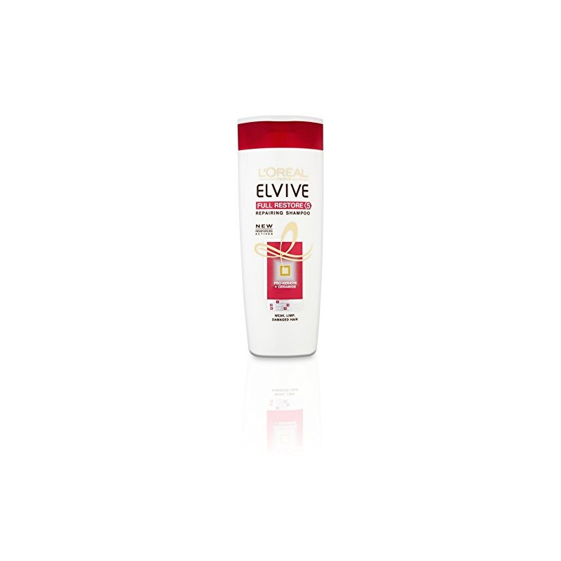 L'Oreal Elvive Full Restore 5 Damaged Hair Shampoo, 400ml
