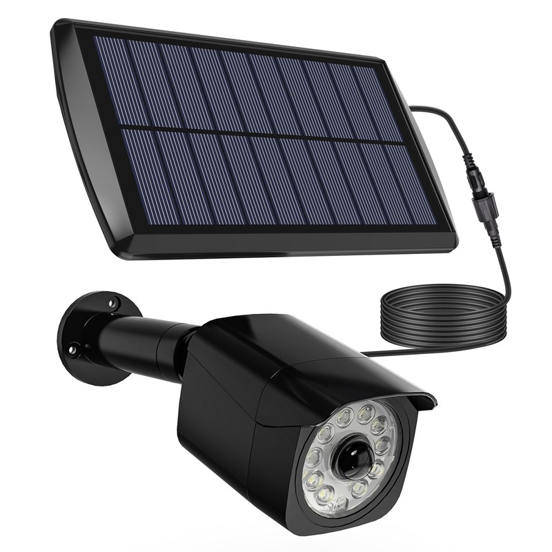 2pcs Solar Motion Sensor Lights 11 LED Simulation Security Bionic