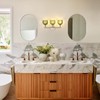 Shenmoyl Bathroom Light Fixtures, 3-Light Vanity wall Light Over Mirror