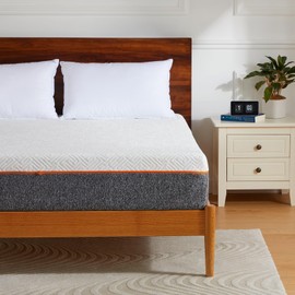 Marsail 8 Inch Twin Size Mattress, Cooling Gel Memory Foam, Fiberglass Free Breathable Cooling Bed Twin Mattress, Medium-Firm in A Box