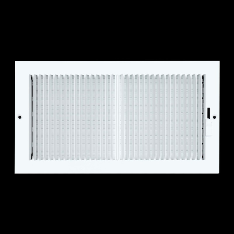 Fits 12x6 Duct Opening | Steel Baseboard Air Supply Grille