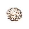 Lauin Celtic Robe Clasp Brooch Diameter 2.5 cm Bronze, Fabric