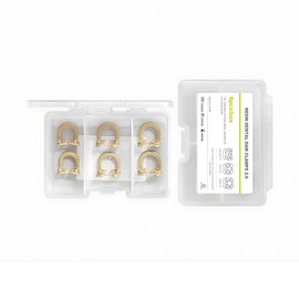 6 Pcs Dental Resin Rubber Dam Clamps Clip, Dental Resin Rubber Dam Clamps, Dam Soft Clamps Premolar Rubber Barrier Clip Resin Material. (6pcs)