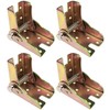 4 PCS 90 Degree Self Locking Foldable Hinges,Folding Table Legs,Support