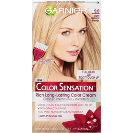 Garnier Hair Color Sensation Rich Long-Lasting Cream, 9.0 Light Natural Blo
