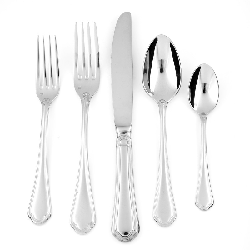 Fortessa Medici 18/10 Stainless Steel Flatware Espresso Spoon, Set of