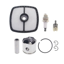 Chacarbtu P021007712 Piston Kit for Echo SRM-225 SRM-225i PAS-225 SRM-210 PB200 PB201 GT200 GT201 SRM210 Trimmer Brushcutter