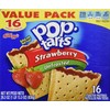 Pop-Tarts Strawberry Unfrosted Toaster Pastries 16 Toaster 29.3 OZ
