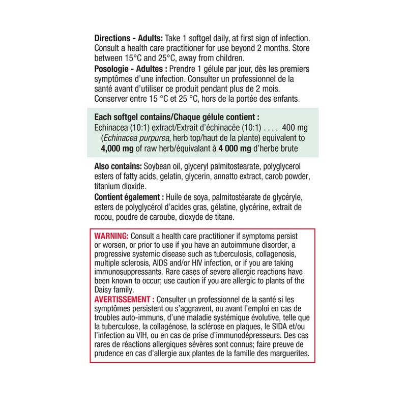 Jamieson Echinacea 4,000 mg