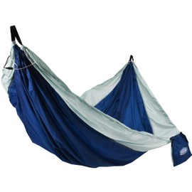 Equip Outdoors Portable Camping Illuminated Hammock, Hanging Kit Included, Two Person Light Up Hammock, Blue, 124'' L x 77'' W (99554)