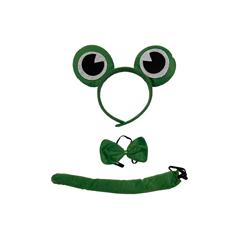 Fancy Frog Animal Costume Accessory Set Green