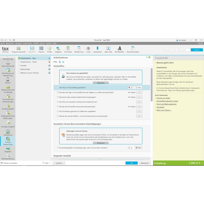 Tax 2022 (für Steuerjahr 2021|frustfreie Verpackung)