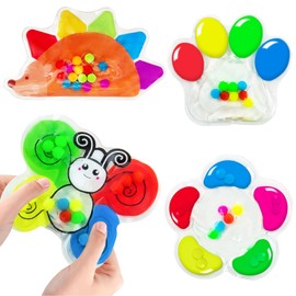 EggSun 3 Pack Color Sorting Sensory Toys Fine Motor Skills Games for Toddlers Color Marching Preschool Learning Activities Educational Calm Down Montessori Fidget Toys Gifts for Boys Girls Ages 3+