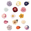 KOMBIUDA Hair Clips Set for Girls 15 Pcs Flower Clip