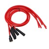 Spark Plug Ignition Wire Set Red High Performance Silicone 1m