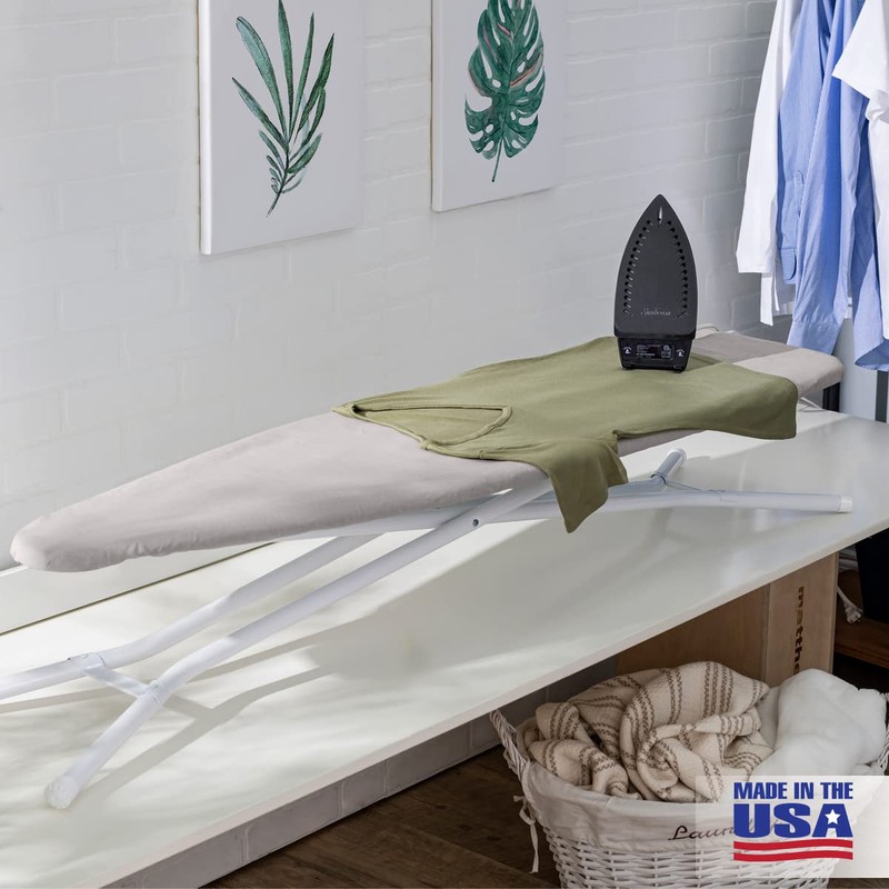 Full Size Ironing Board Made in USA – Light Grey