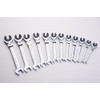 FLZOSPER 22mm Metric Fix Tubing Wrench，Flex-Head Gear Wrench, Ratcheting Fix