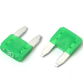2Pcs 58V Car Automotive Blade Fuses, Universal Fuse Kit for Cars, Truck, SUV (30A)