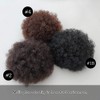 Yinmei Baibian Kinky Curly Ponytail Hair Afro Puff Drawstring Ponytails