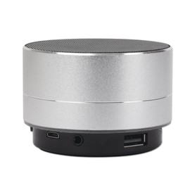 Manhattan Metallic LED Bluetooth Speaker Silver