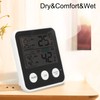 LCD Digital Display Thermometer Hygrometer Temperature Humidity Meter Gauge Hygrothermograph