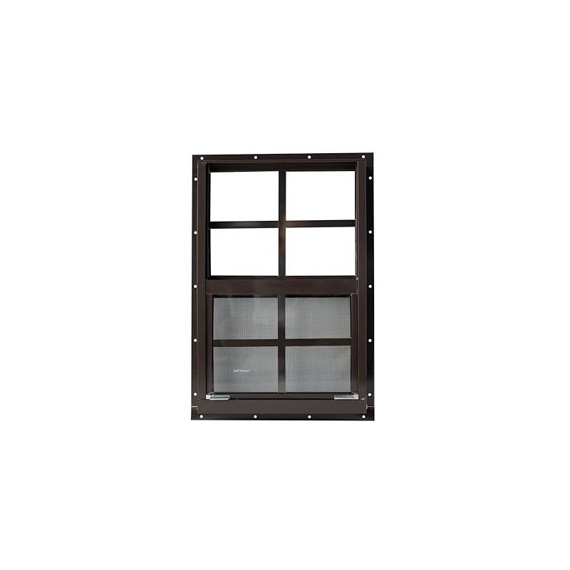 Shed Window 14x21 - Vertical Slider with Tempered Glass &