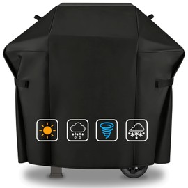 Grill Cover for Weber Spirit and Spirit II 200 Series, 600D Heavy Duty Waterproof Grill Covers, 48 Inch 7138 BBQ Cover for Weber Spirit II E210, Spirit E210 2 Burner Grillgas, All Weather Protection