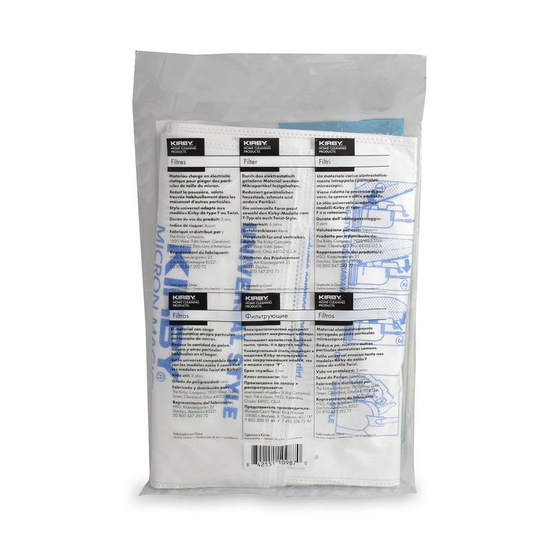 Kirby Micron Magic HEPA Filter Bags 2-Pack | Part #205811