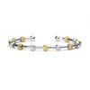 Golf Goddess Stroke/Score Counter Bracelet - Two Tone Silver and