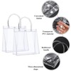 10 Pack Clear PVC Gift Bags, 7.87" x 2.75" x