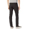 WT02 Men's Basic Color Twill Stretchable Skinny Pants, Black, 38W