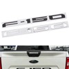 F-150 3D Raised Black Tailgate Inserts - 1 pc with