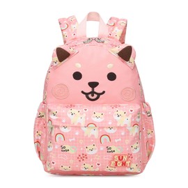 SUN EIGHT Preschool Toddler Backpack,Cute Cartoon Backpack, Kids Backpack Small School Lunch backpack Travel Bags for Girl Boy 2-5 Years(Puppy)