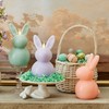 Luminara Easter Bunny Candle- Gentle Lavender 4.8" x 8"- Flameless
