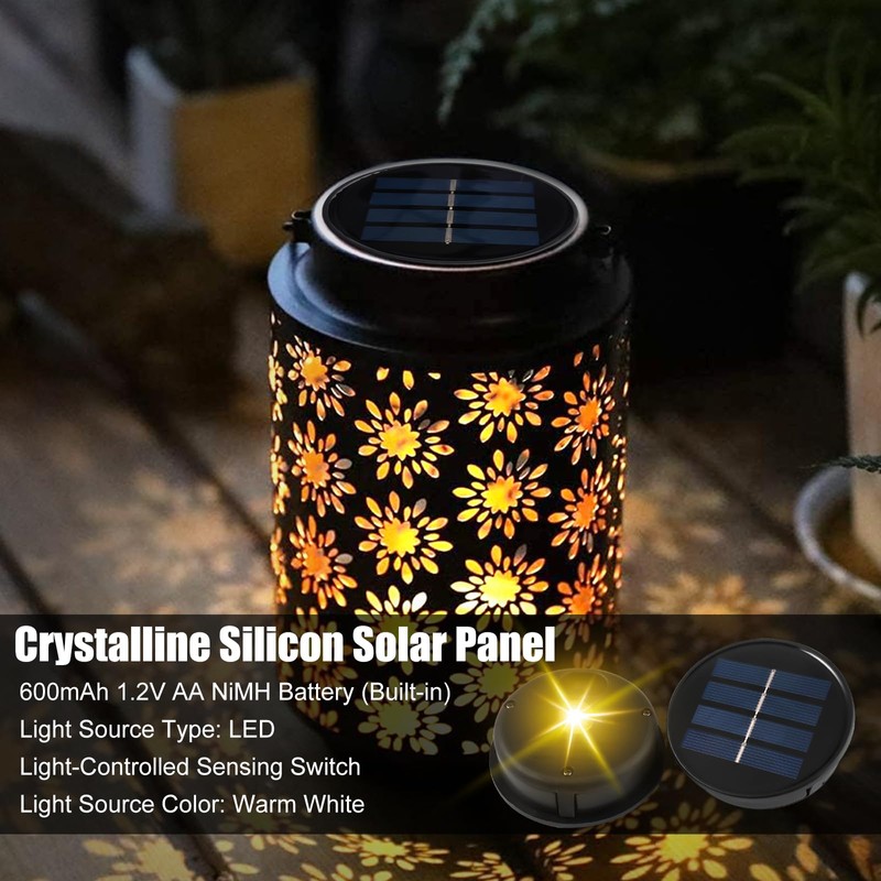 Pack of 2 Replacement Solar Module for Garden Light, Solar